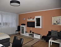 Blick in das Wohnzimmer